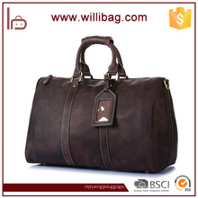 Factory Holdall Reisetasche Herren Leder Duffle Bag